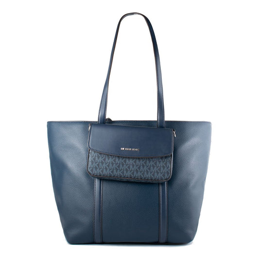 Blue Fur Handbag