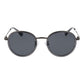 Gray Stainless Steel Sunglasses