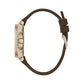 Brown Synthetic Dress Watch