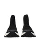Black Fabric Ankle Boots