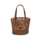 Brown Calf Leather Bos Taurus Backet Bag