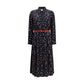 Blue Silk Casual Dress