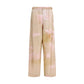 Multicolor Silk Casual Pants