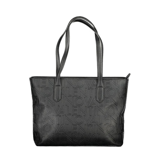 Black Polyurethane Women's Bag