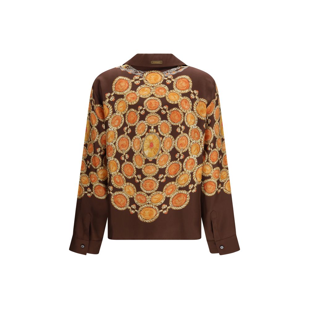 Brown Fabric Shirt