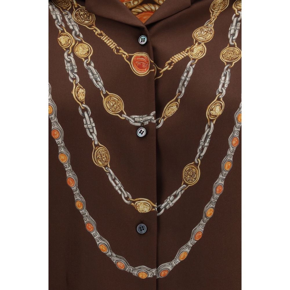 Brown Fabric Shirt
