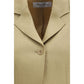 Beige Linen Denim Jacket