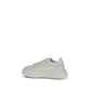 White Calf Leather Bos Taurus Chunky Sneakers