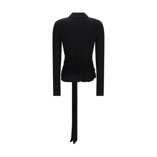 Black Recycled Polyester Shirt