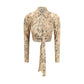 Beige Recycled Polyester Blouse