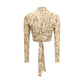 Beige Recycled Polyester Blouse