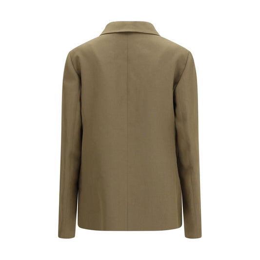 Brown Viscose Blazer