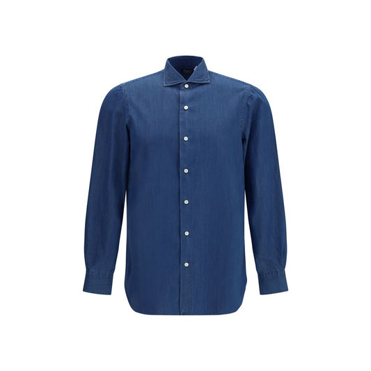 Blue Cotton Shirt