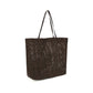 Brown Raffia Shoulder Bag