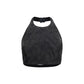 Black Silk Pattern Shirt