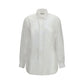 White Lyocell Dress Shirt