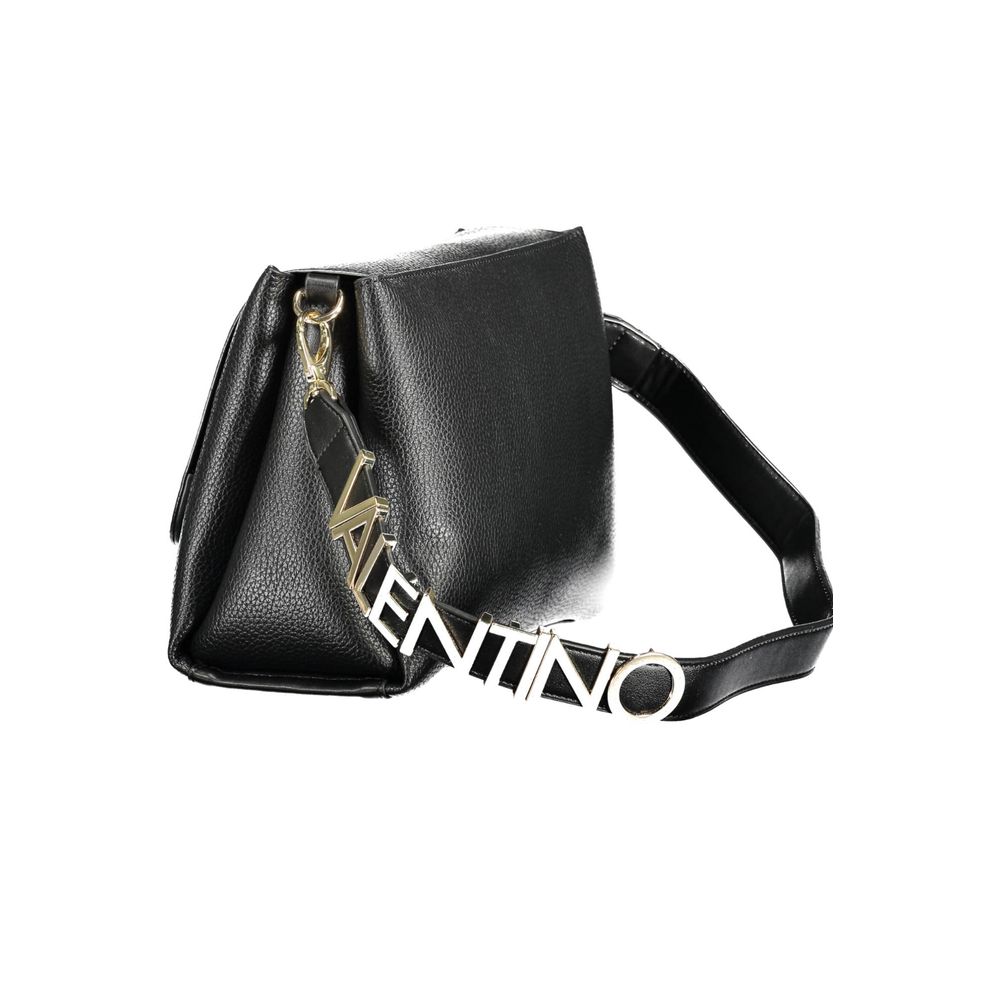 Black Polyurethane Women's Bag