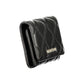 Black Polyurethane Women's Wallet