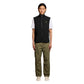 Black Polyester Sleeveless Jacket