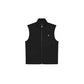 Black Polyester Sleeveless Jacket
