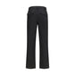 Black Cotton Chino Pants