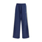 Blue Polyester Joggers (Workout Pants)