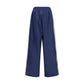 Blue Polyester Joggers (Workout Pants)