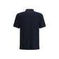 Blue Viscose Polo Shirt