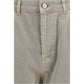 Beige Cotton Bermuda Shorts