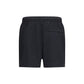 Black Fabric Shorts