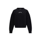 Black Cotton Sweatshirt