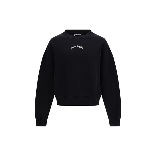 Black Cotton Sweatshirt