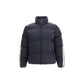 Black Polyamide Full-Length Jacket