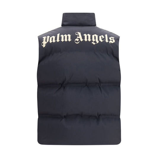 Black Polyamide Sleeveless Jacket