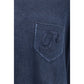 Blue Polyester Sweatshirt