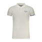 Blue Cotton Men Polo Shirt