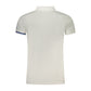 Blue Cotton Men Polo Shirt