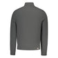 Black Cotton Men Sweatshirt