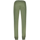 Green Cotton Men Trousers