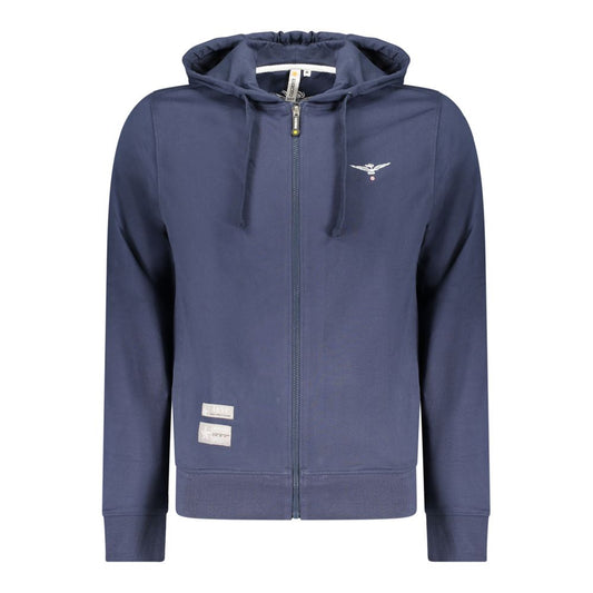 Black Cotton Men Sweatshirt
