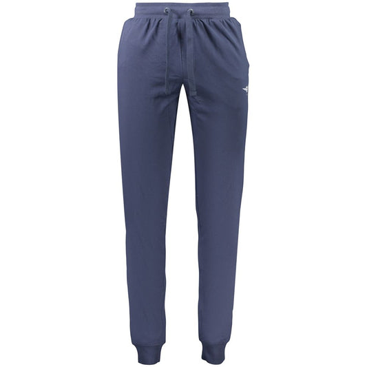 Blu Cotton Men Sports Trouser