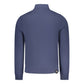 Blue Cotton Men Sweatshirt