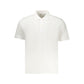 White Cotton Men Polo Shirt