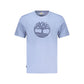 Blue Cotton Men's T-Shirt