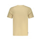 Beige Cotton Men Shirt