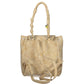 Beige Polyurethane Women's Backpack