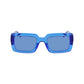 Blue Injected Sunglasses