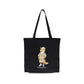 Black Cotton Shoulder Bag