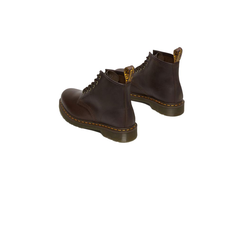 Brown Leather Athletic Sneakers