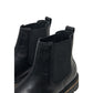 Black Leather Ankle Boots